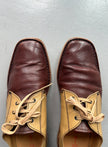 MIU MIU - F/W 1999 BUBBLE SOLE LACE UP OXFORD LEATHER SHOES