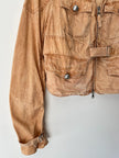JEAN PAUL GAULTIER - early 2000s CROP FIT DYED JACKET