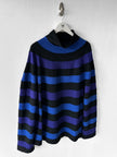 YOHJI YAMAMOTO - early 2000s STRIPED OVERSIZED KNIT JUMPER