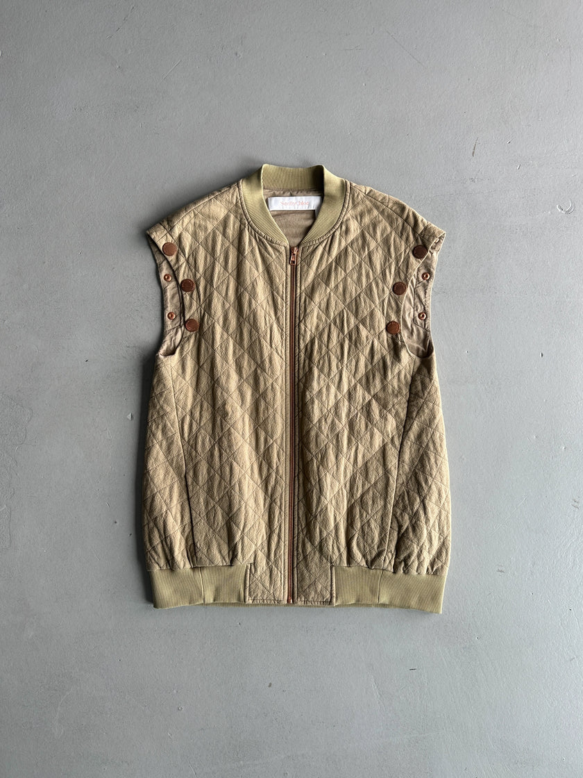 SEE BY CHLOÉ BY PHOEBE PHILO - S/S 2 IN 1 QUILTED VEST JACKET