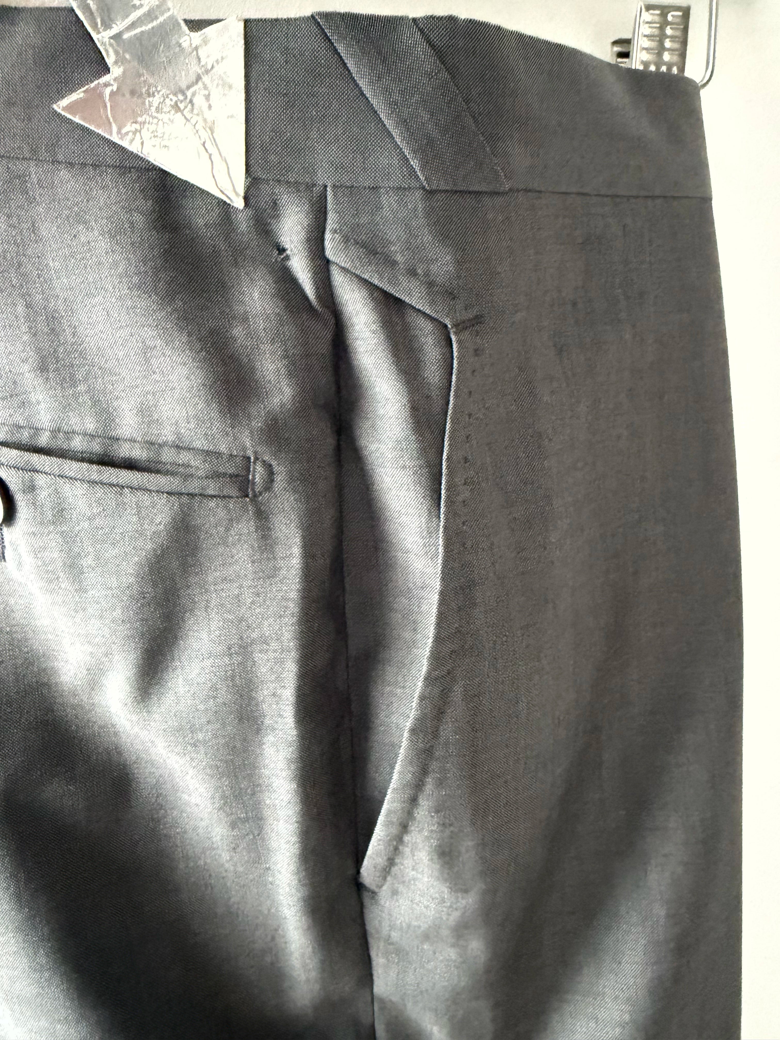 THIERRY MUGLER - 1990s STRAIGHT FIT TAILORED TROUSERS