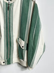 ARMANI JEANS - S/S 1992-1993 STRIPED COTTON BOMBER JACKET