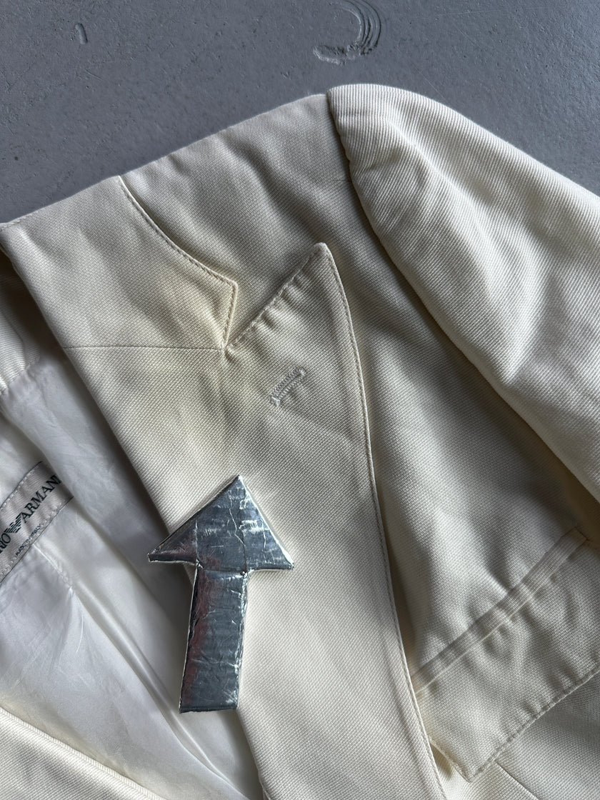 EMPORIO ARMANI - S/S 2003 ADJUSTABLE LAPELS FITTED BLAZER