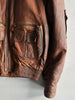 1980s LEATHER AVIATOR BOMBER JACKET