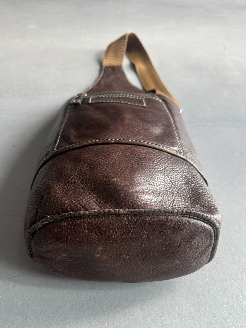 GIANFRANCO FERRÉ - 1990s LEATHER SLING BAG