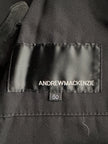 ANDREW MACKENZIE - 2000s ASYMMETRICAL ZIP CARGO JACKET