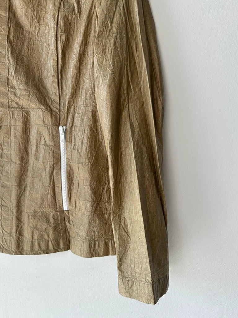 VIVIENNE TAM - S/S 1999 PAPER TEXTURE CRINKLED LIGHT JACKET
