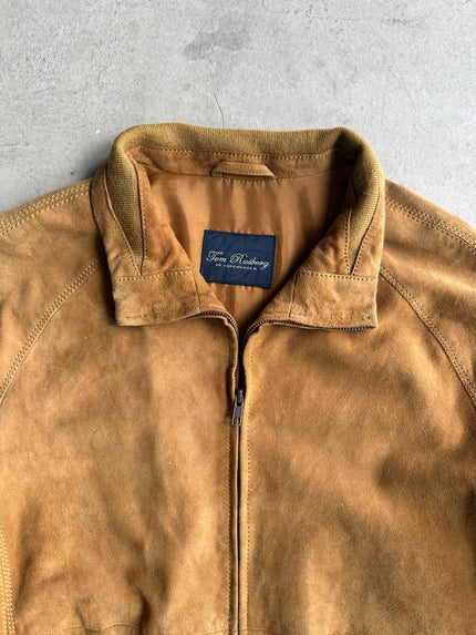 1990s SUEDE BOMBER JACKET