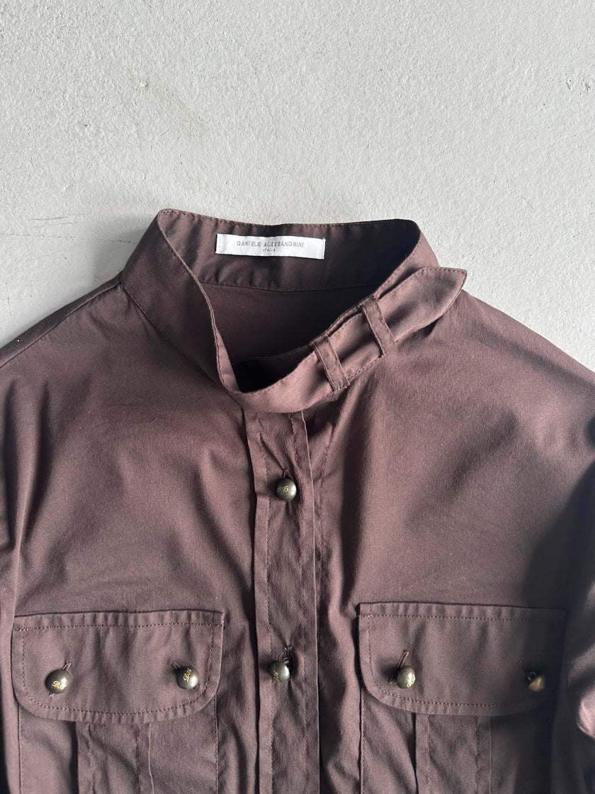 DANIELE ALESSANDRINI - 1990s MULTI POCKET LONG SLEEVE SHIRT