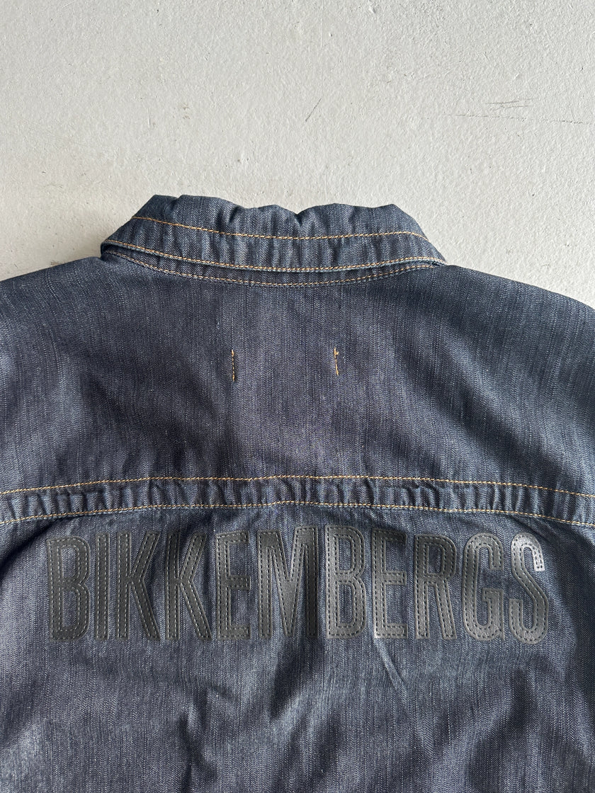BIKKEMBERGS - 2000s LAYERED DENIM SHIRT