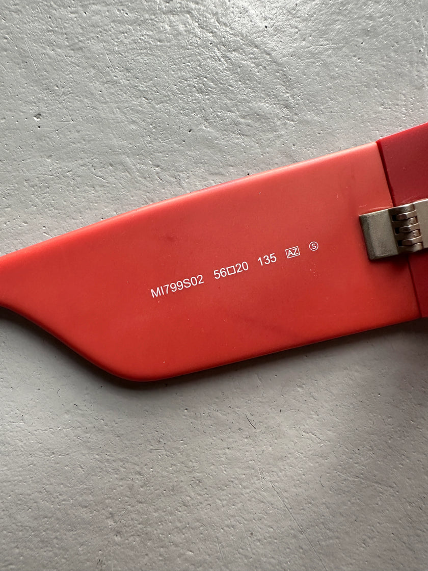 MISSONI - 2000s BOLD GRAPHIC OVERSIZED SUNGLASSES