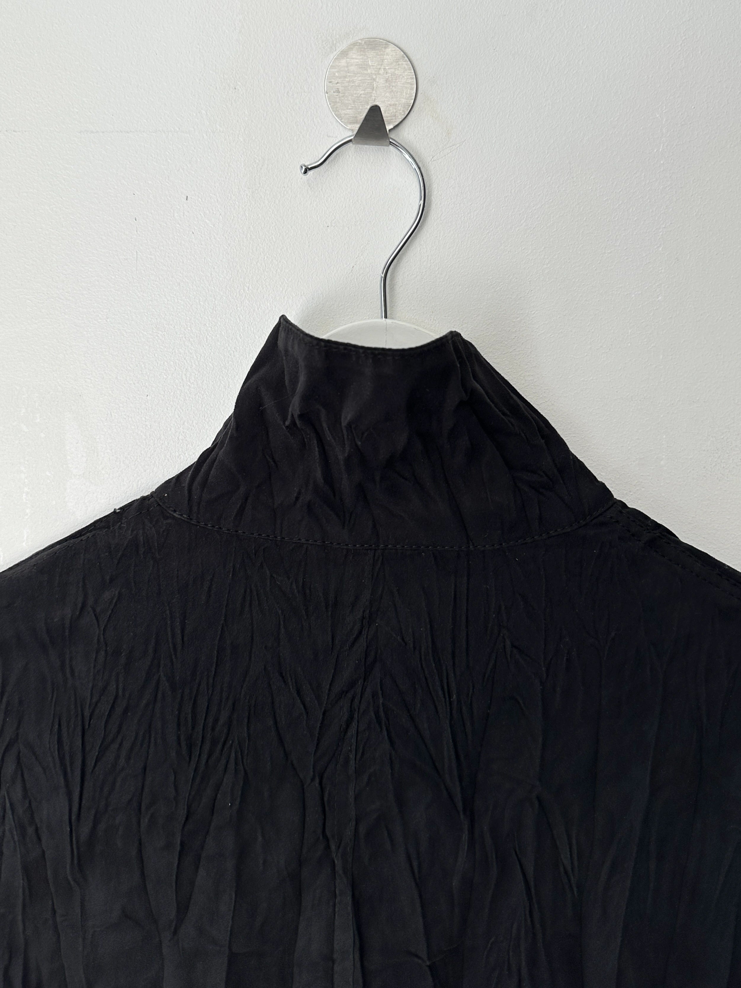ISSEY MIYAKE - A/W 2005 FAUX SUEDE CRINKLED JACKET