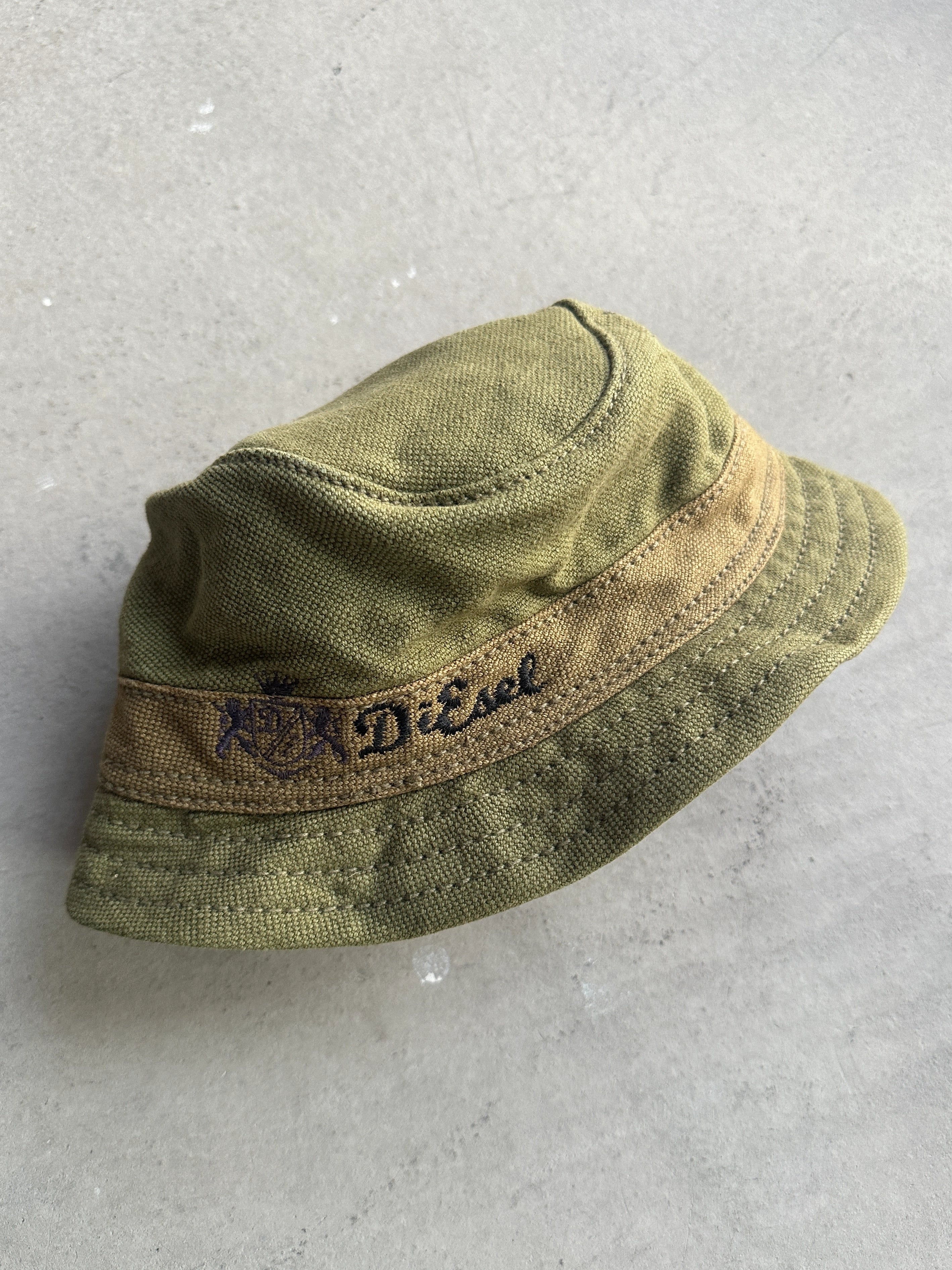 DIESEL - 2000s JUTE BUCKET HAT