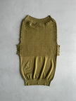 TRUSSARDI - 2000s SHOULDER OFF KNIT TOP