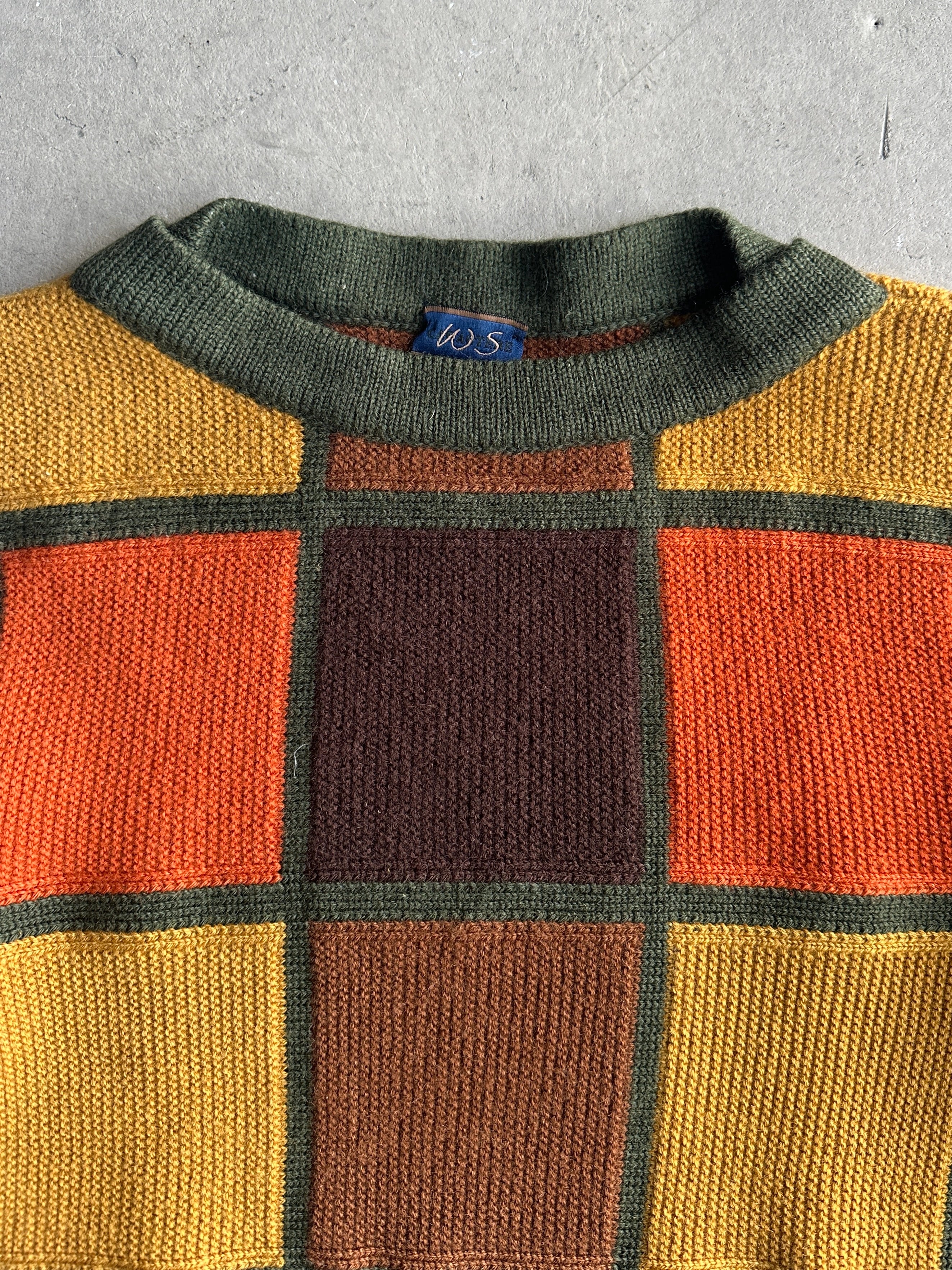 1990s ROUND NECK KNIT JUMPER