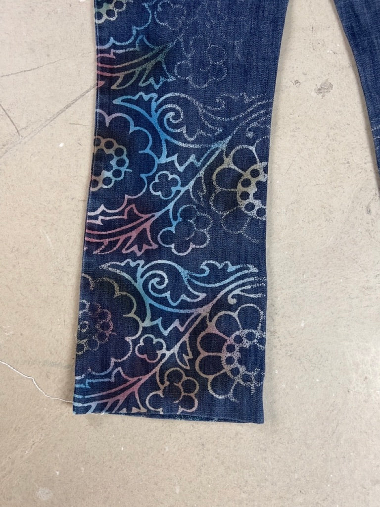 MISSONI - 2000s FLORAL PRINT JEANS