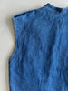 1980s ASYMMETRICAL CLOSURE DENIM GILET