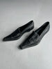 1990s KITTEN HEELS SLIP ON SHOES