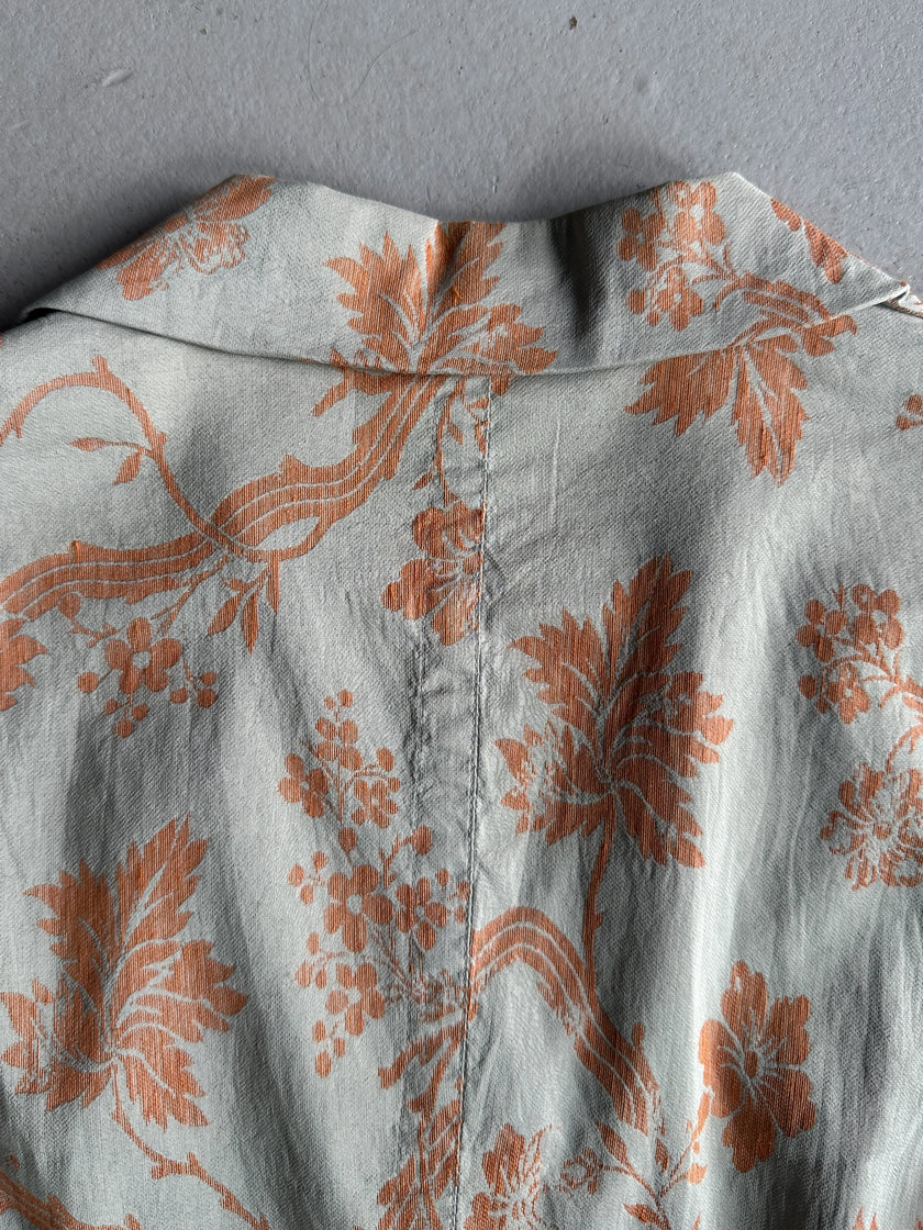 DRIES VAN NOTEN - 1990s FLORAL PATTERN LIGHT BLAZER