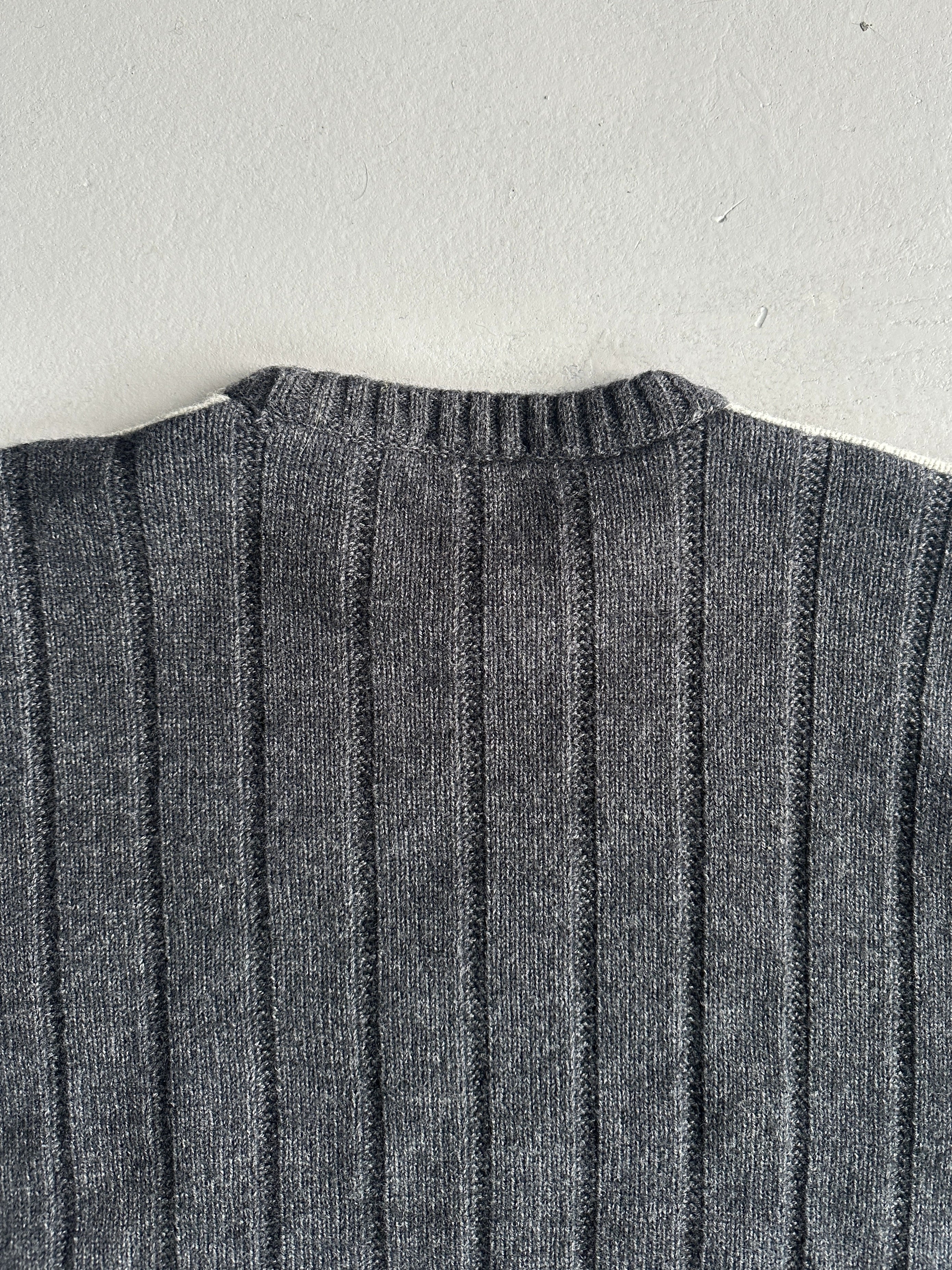 1980s ROUND NECK KNIT JUMPER