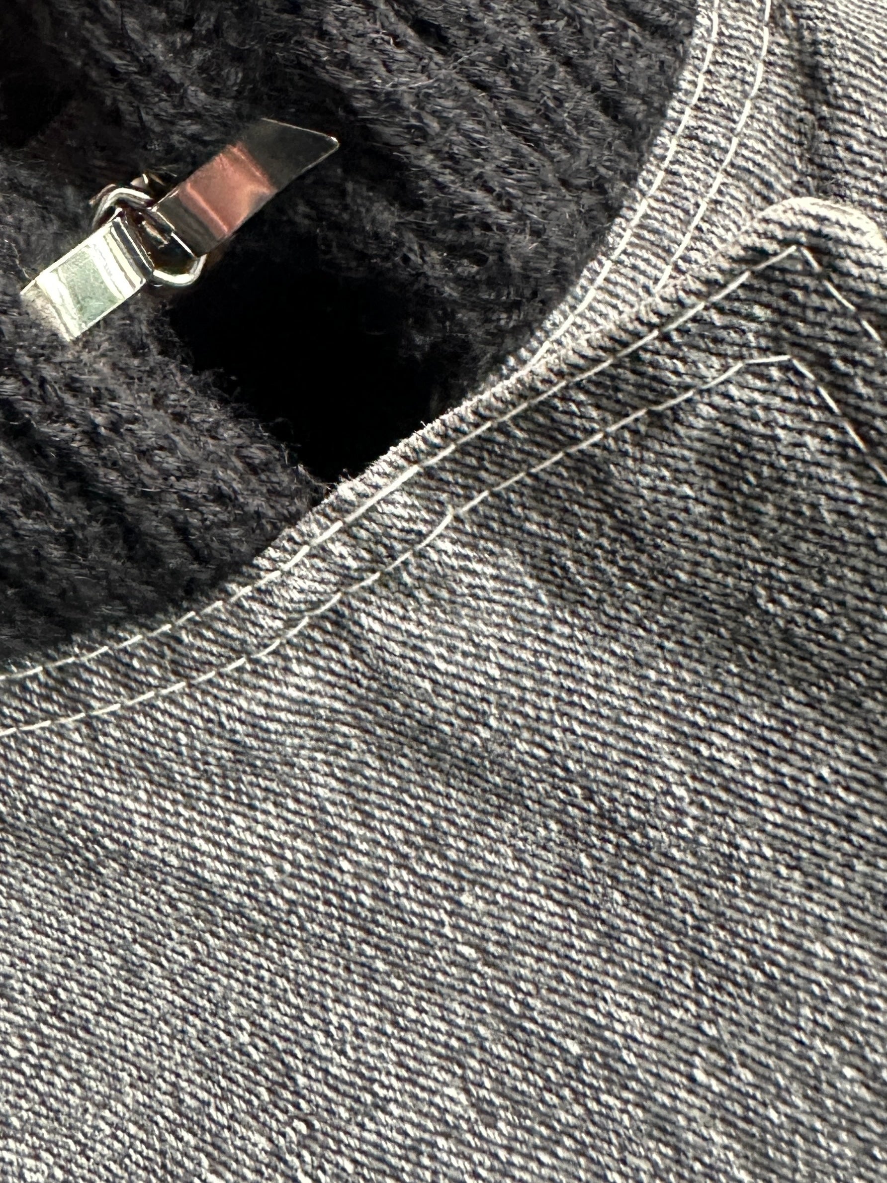 ITALIAN LABEL 1980s 2 IN 1 BOXY FIT DENIM BOMBER JACKET GILET