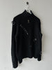 JOHN RICHMOND - F/W 2003 HIGH NECK CHUNKY KNIT BONDAGE JUMPER