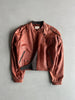KENZO - 1990s ASYMMETRICAL LEATHER BIKER JACKET