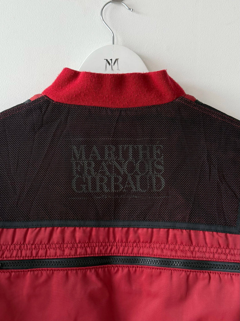 MARITHÉ + FRANÇOIS GIRBAUD - 1990s TECHNICAL BOMBER JACKET WITH MESH DETAILS
