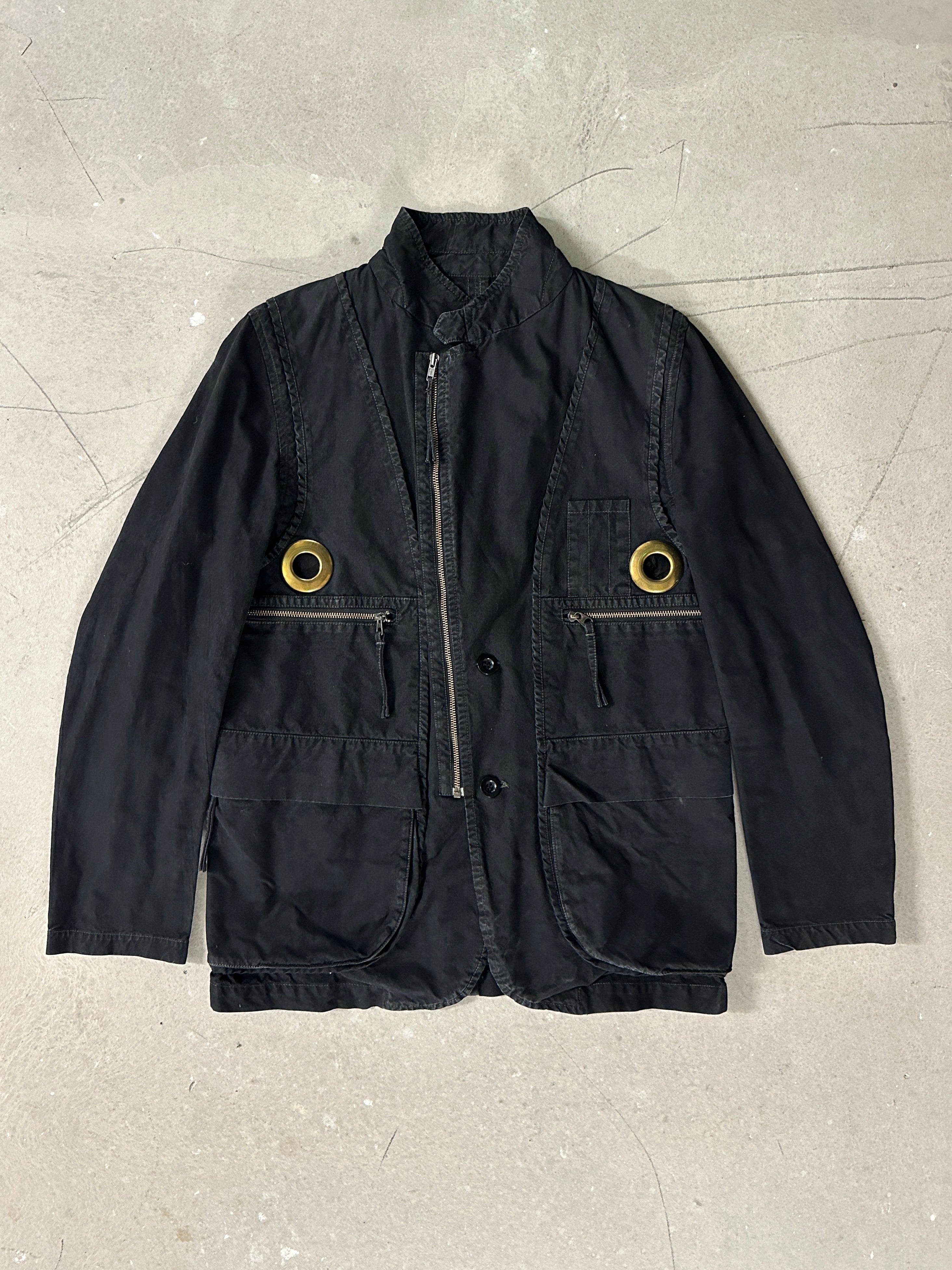 MICHIKO KOSHINO- 1990s LIMITED EDITION MULTI POCKETS JACKET