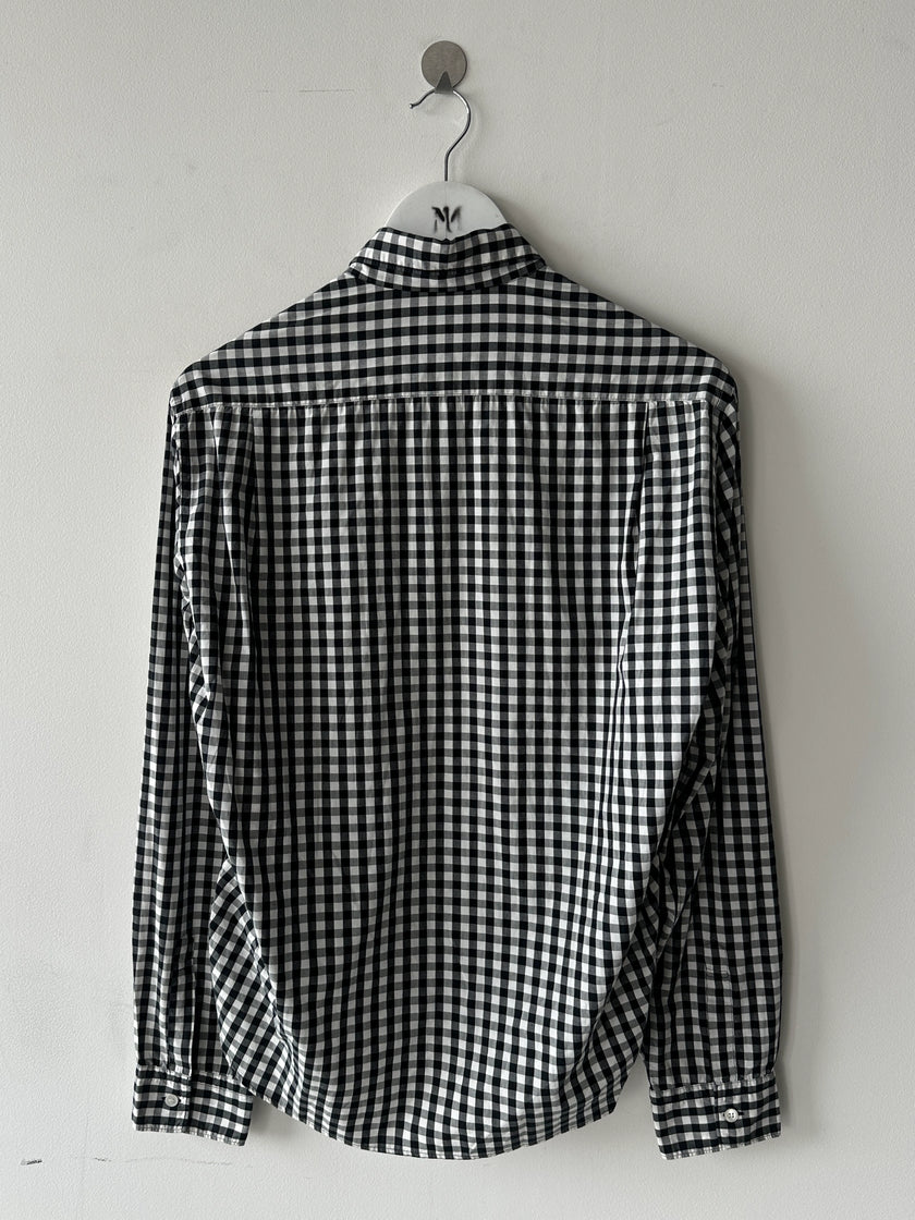 COMME DES GARÇONS HOMME - A/W 2008 RUCHED FRONT GINGHAM SHIRT