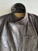 ARMANI JEANS - 1990s LEATHER BOMBER JACKET