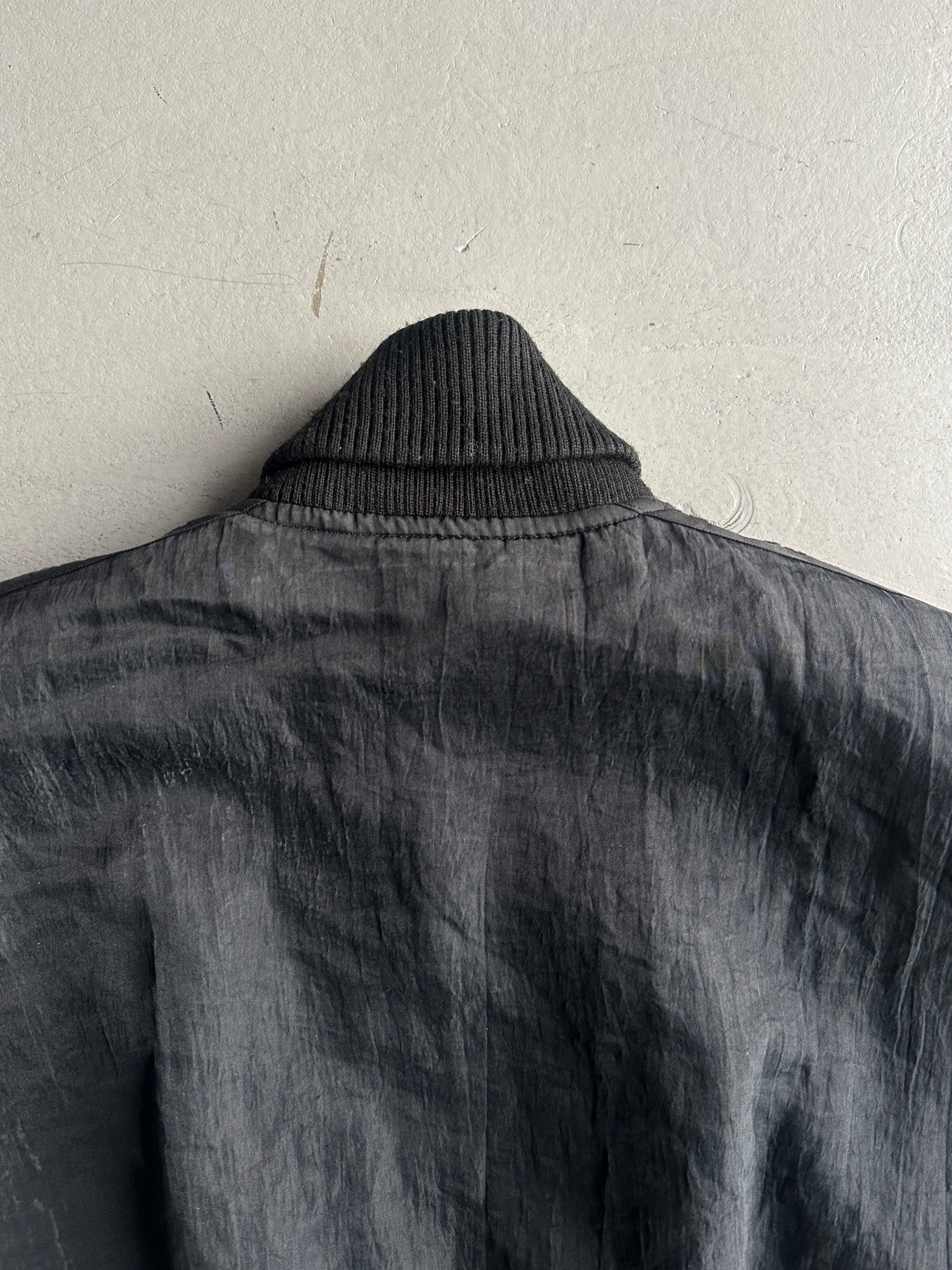 MICHIKO KOSHINO - 1990s BOXY FIT PADDED SHOULDERS NYLON JACKET