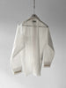 ARMANI JEANS 2000s  SEMI TRANSPARENT PVC BUTTONED SHIRT