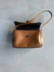 CLAUDE MONTANA - 1990s STRUCTURED SHOULDER BAG