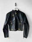 LA MATTA - early 1990s BOXY FIT LEATHER JACKET