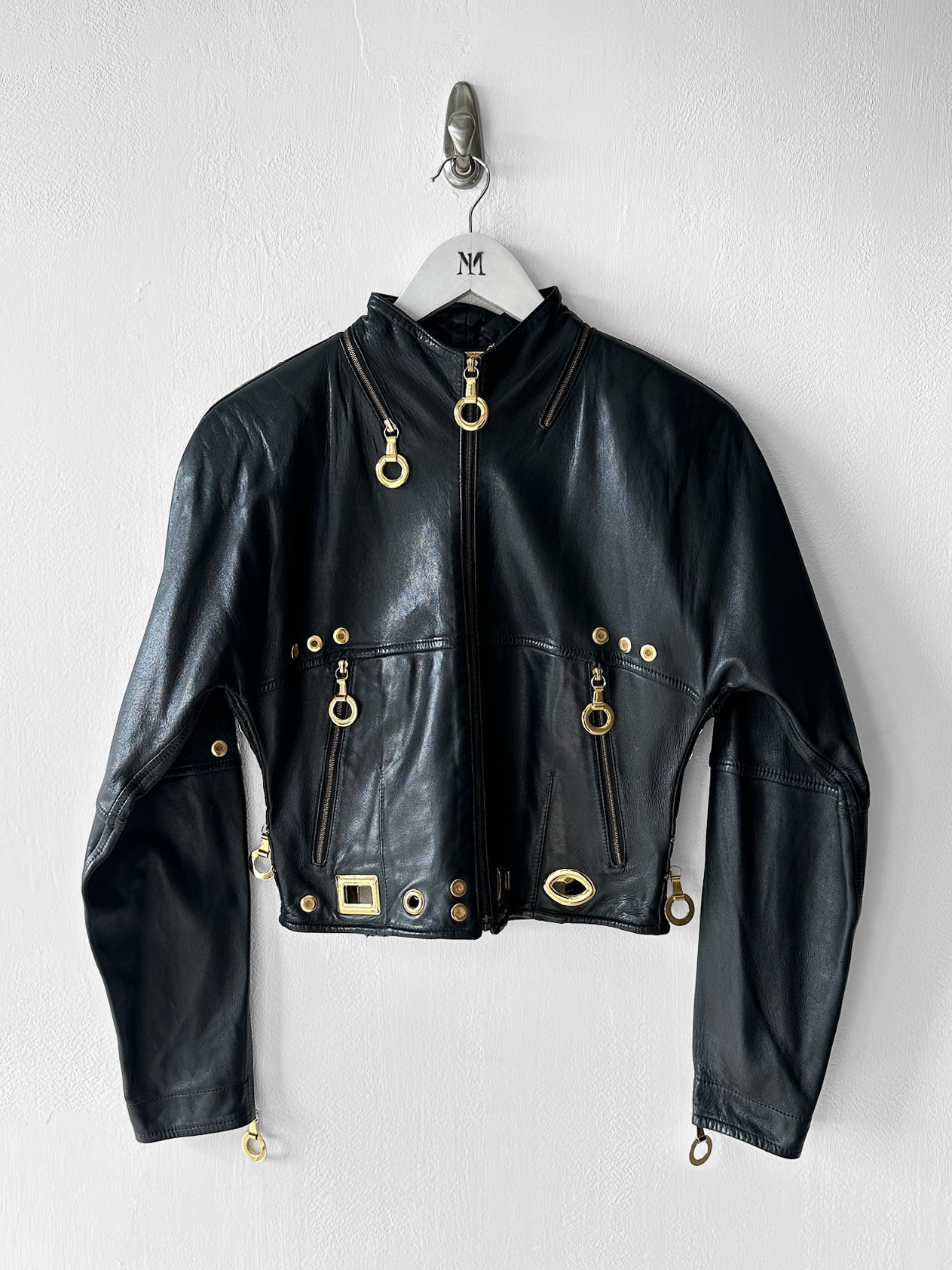 LA MATTA - early 1990s BOXY FIT LEATHER JACKET