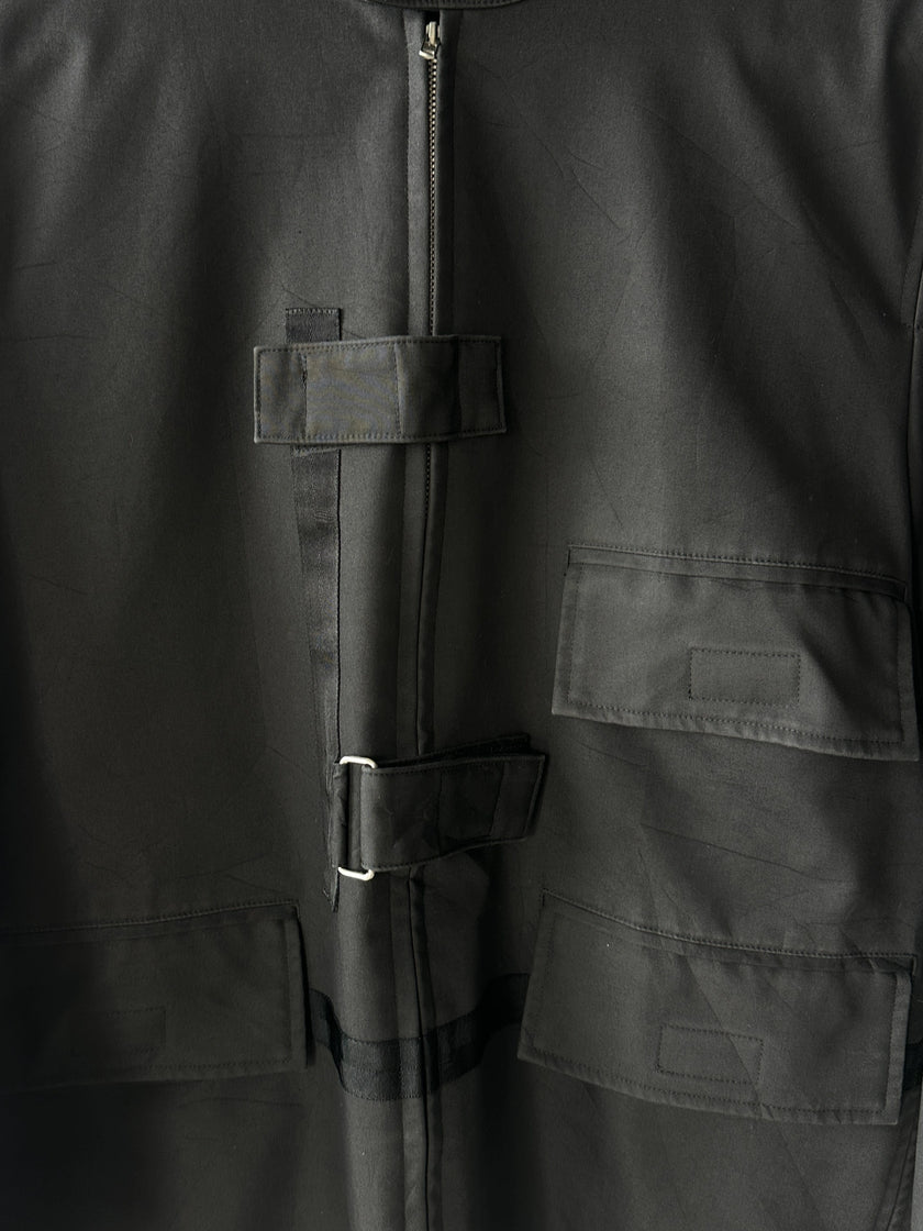 JAPANESE LABEL - early 2000s TECHNICAL JACKET WITH VELCRO STRAP DETAILS