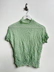 ISSEY MIYAKE PERMANENTE - S/S 1989 SHORT SLEEVE CRINKLED TOP