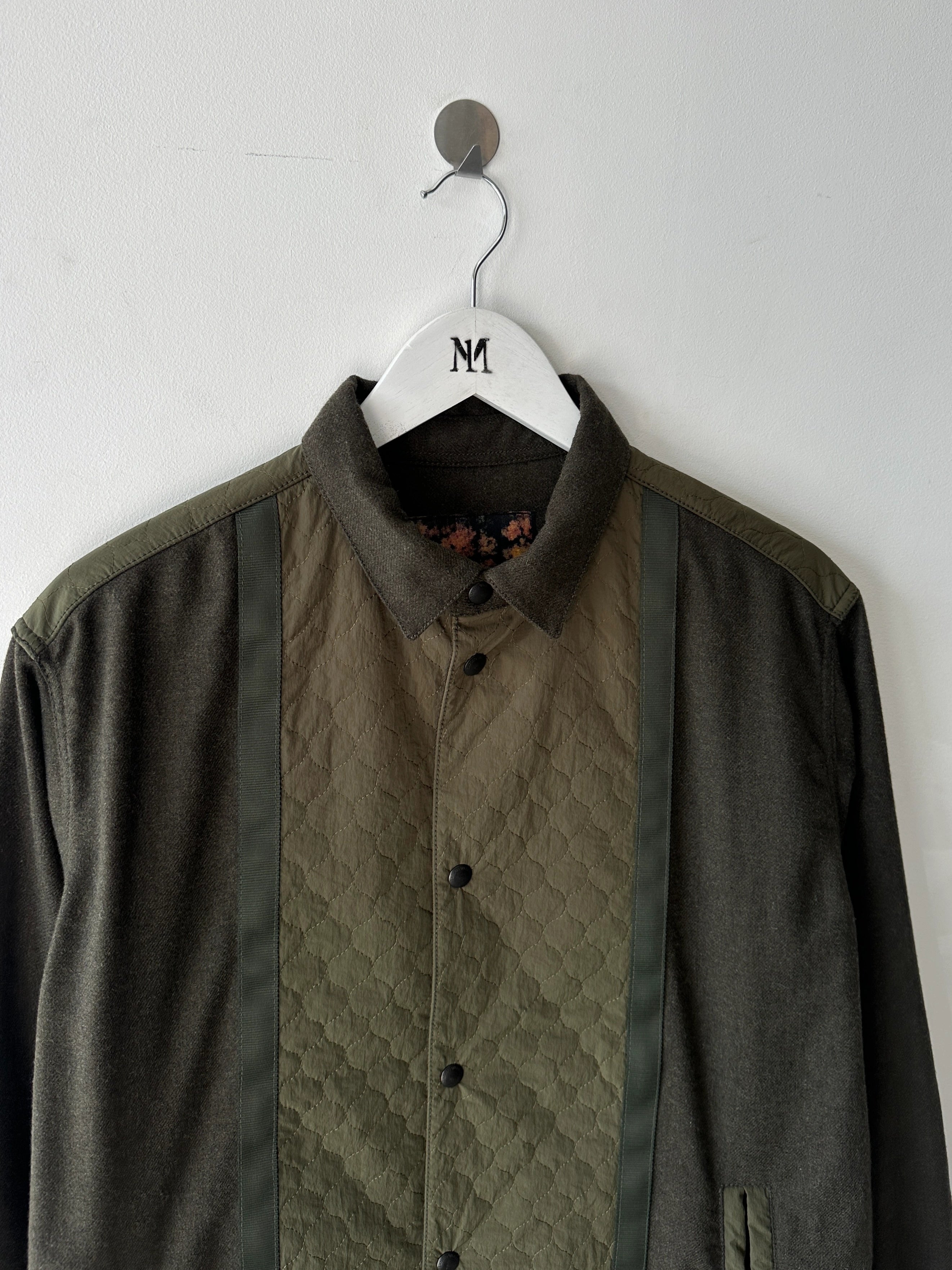 EMPORIO ARMANI - F/W 2021 PANELED SHACKET