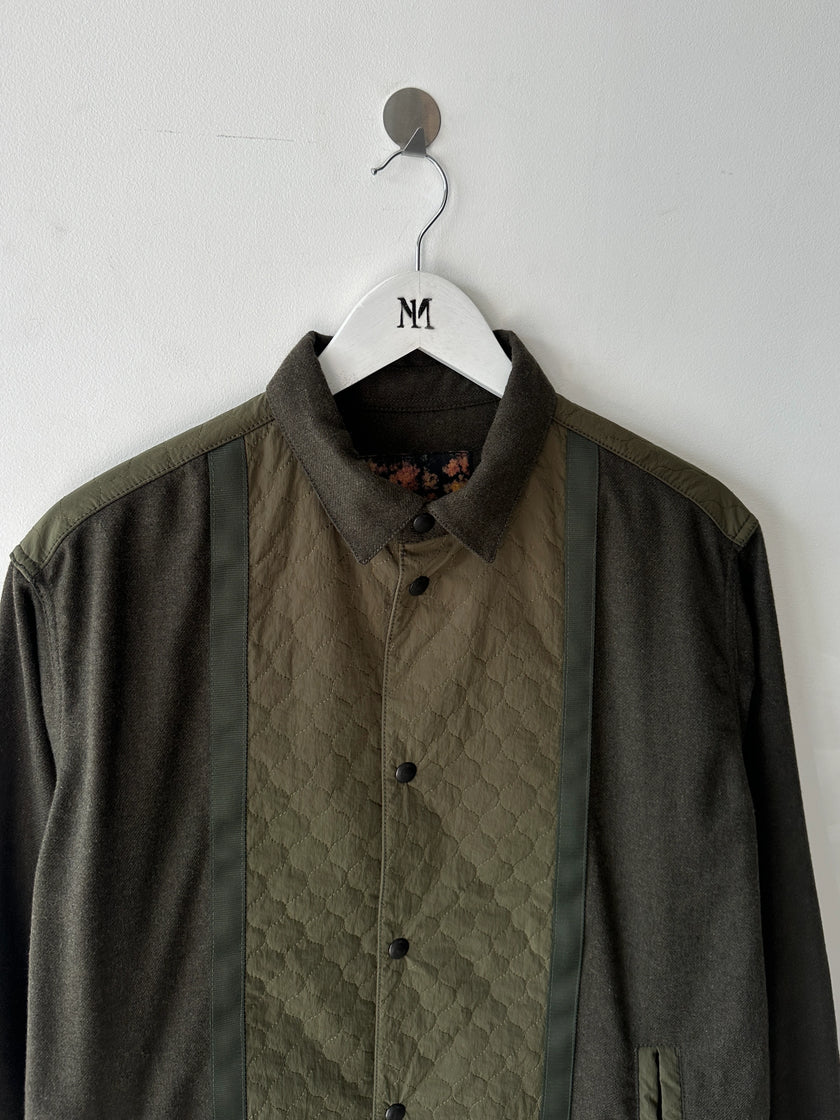 EMPORIO ARMANI - F/W 2021 PANELED SHACKET