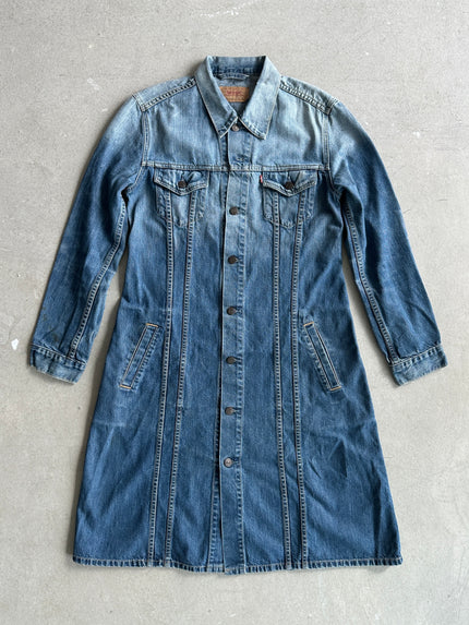 LEVI'S - 1980s LONG DENIM TRUCKER JACKET