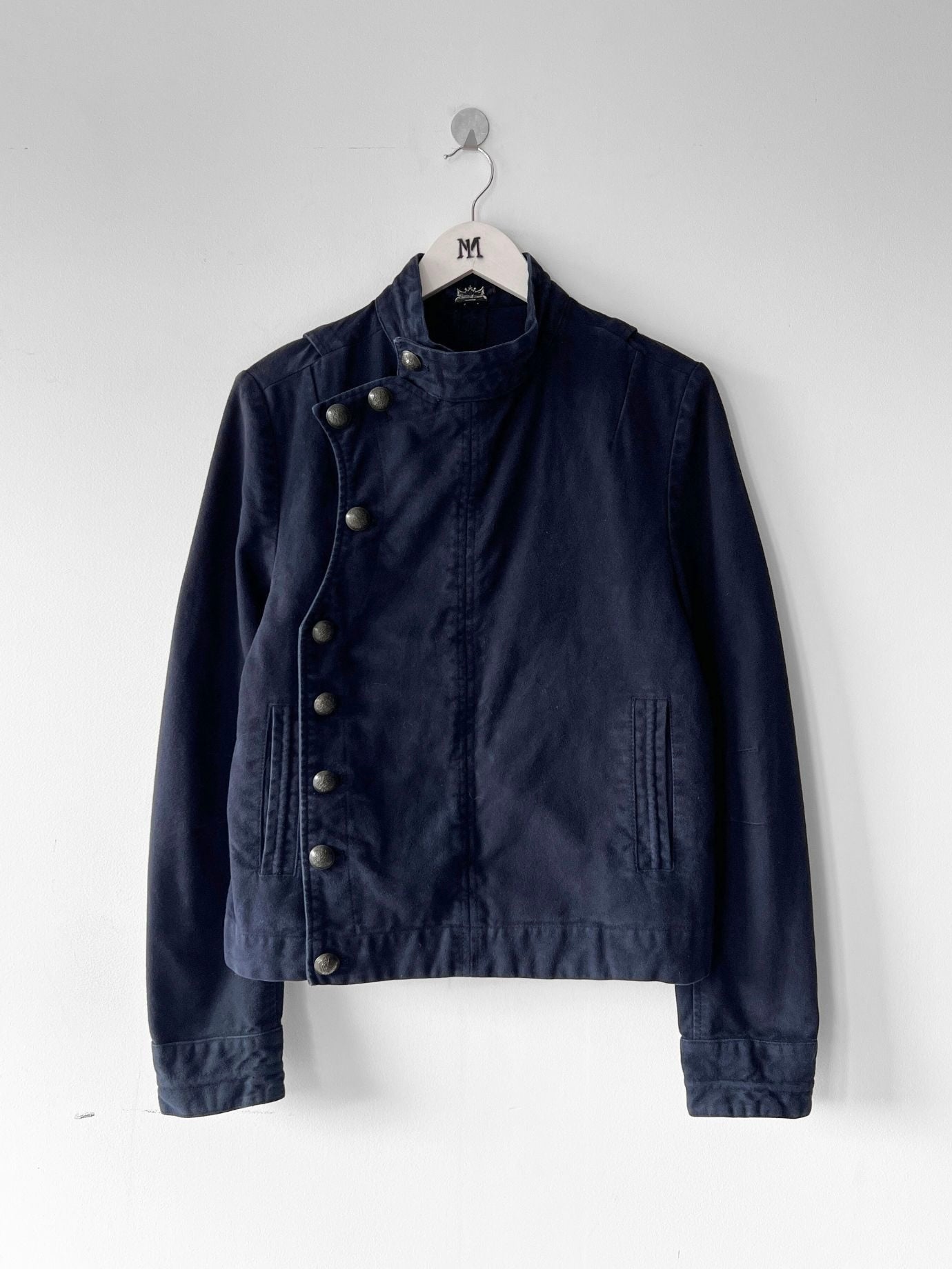 CHRISTIAN LACROIX - early 2000s CROP FIT MILITARY JACKET