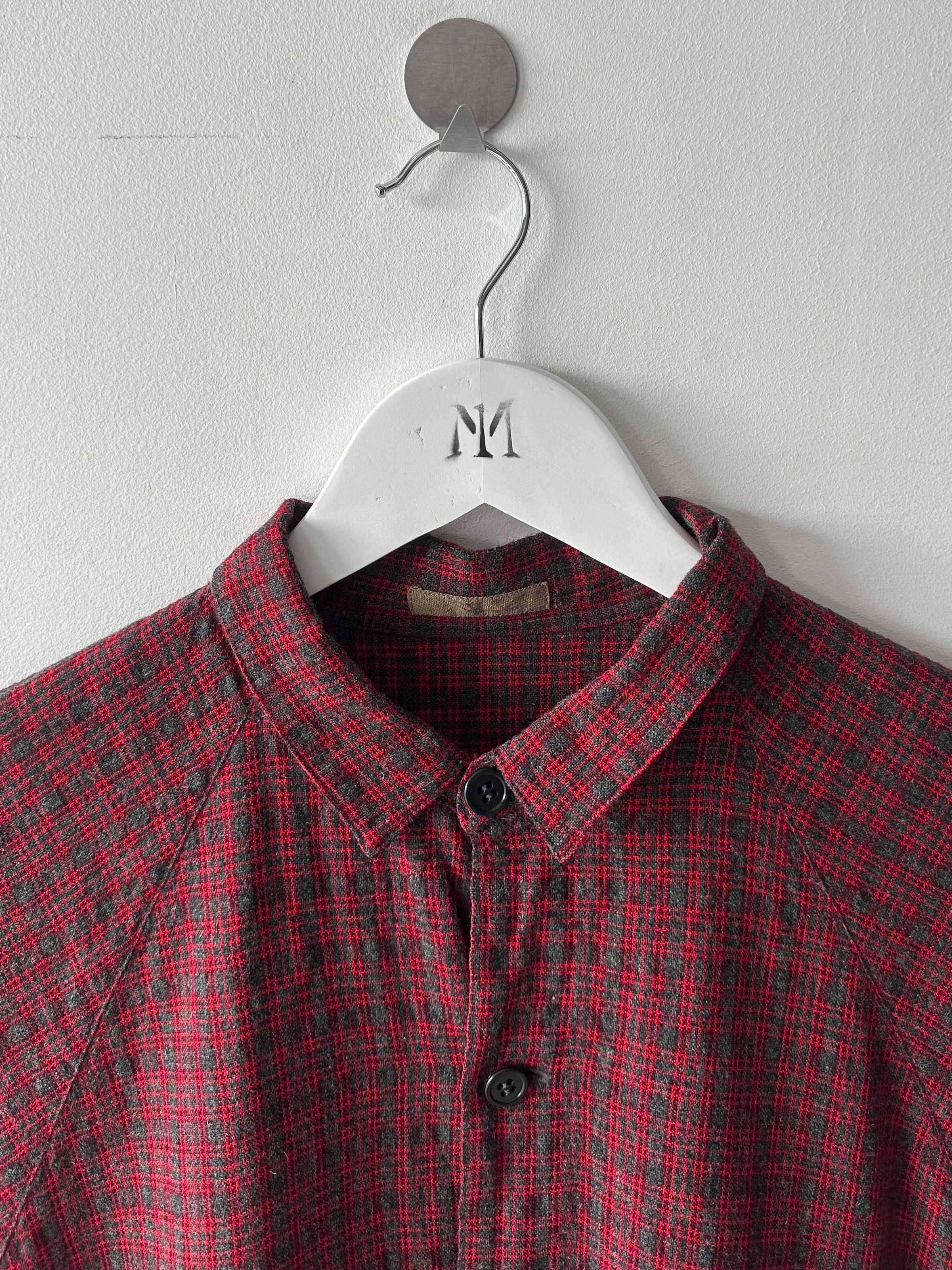 YOHJI YAMAMOTO Y'S MEN - F/W 1986 BOXY FIT CHECKED SHIRT