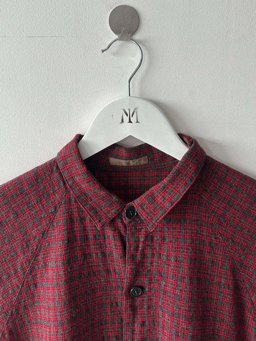 YOHJI YAMAMOTO Y'S MEN - F/W 1986 BOXY FIT CHECKED SHIRT