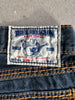 TRUE RELIGION BILLY SUPER T WORLD TOUR STITCH MEGA -  2000s MEN'S SLIM FIT JEANS