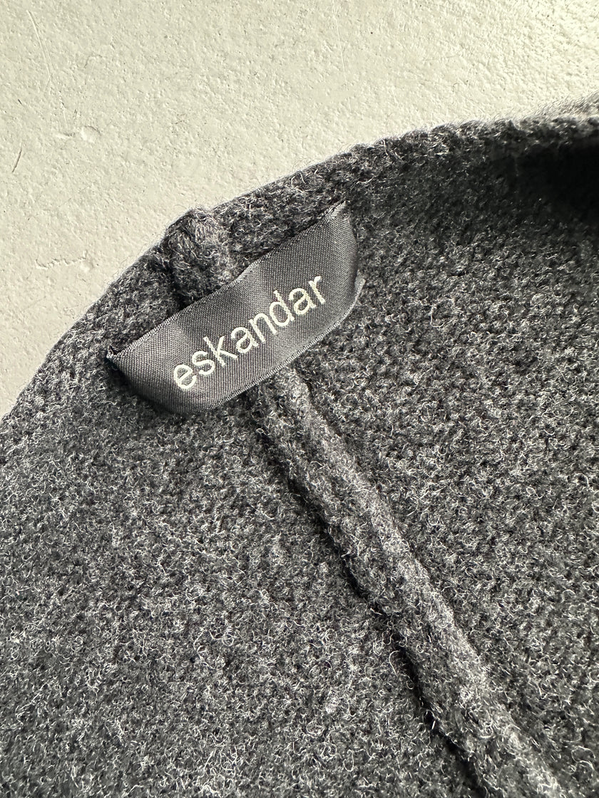 ESKANDAR - 1990s OVERSIZED ASYMMETRICAL WOOL COAT