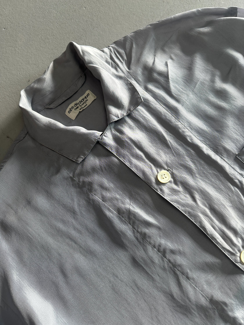 COMME DES GARÇONS ROBE DE CHAMBRE - F/W 1992 MULTI POCKET SATIN SHIRT
