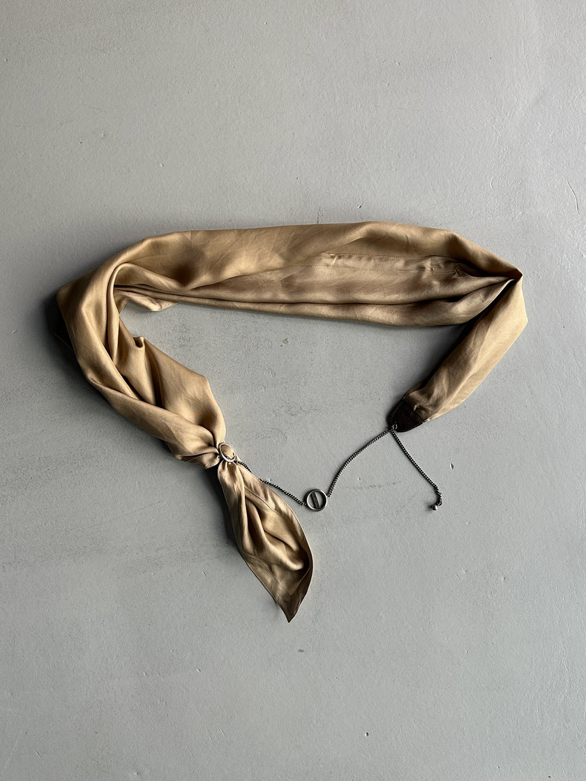 DIRK BIKKEMBERGS - 1990s 2 IN 1 SCARF BELT