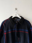 VALENTINO - 1980s BOXY FIT PLAID BOMBER JACKET