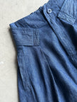 PLANTATION ISSEY MIYAKE - 1980s HIGH WAIST DENIM SKIRT